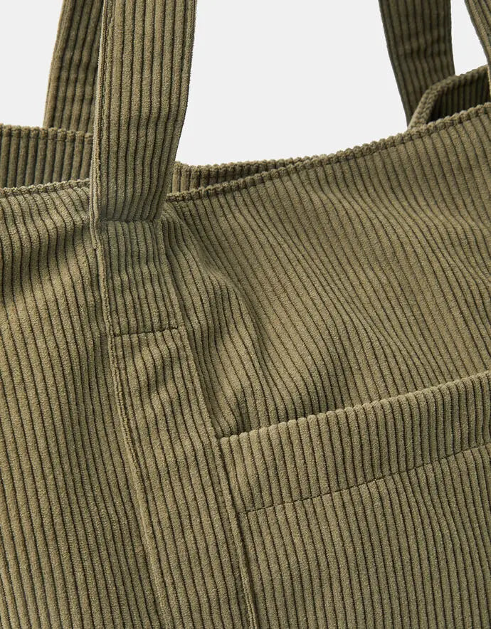 CORD SHOPPER - KHAKI
