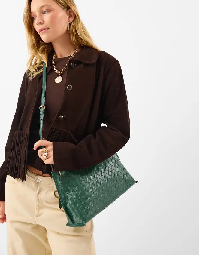 WOVEN CROSSBODY
