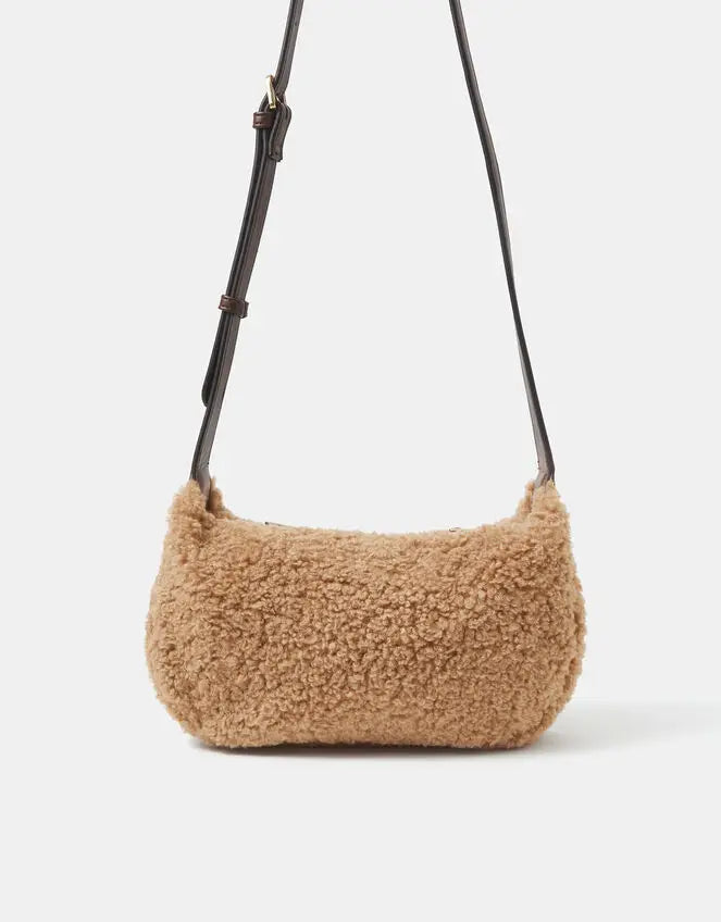 SHEARLING CROSS BODY