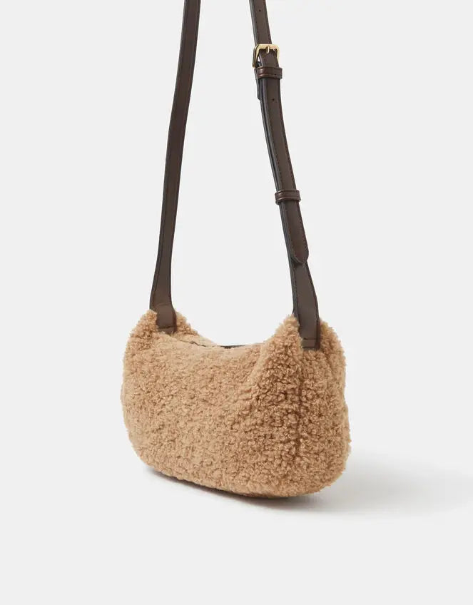 SHEARLING CROSS BODY