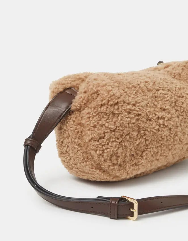 SHEARLING CROSS BODY