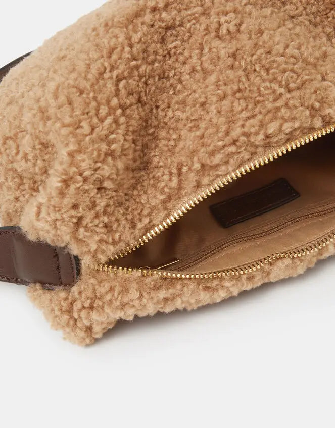 SHEARLING CROSS BODY