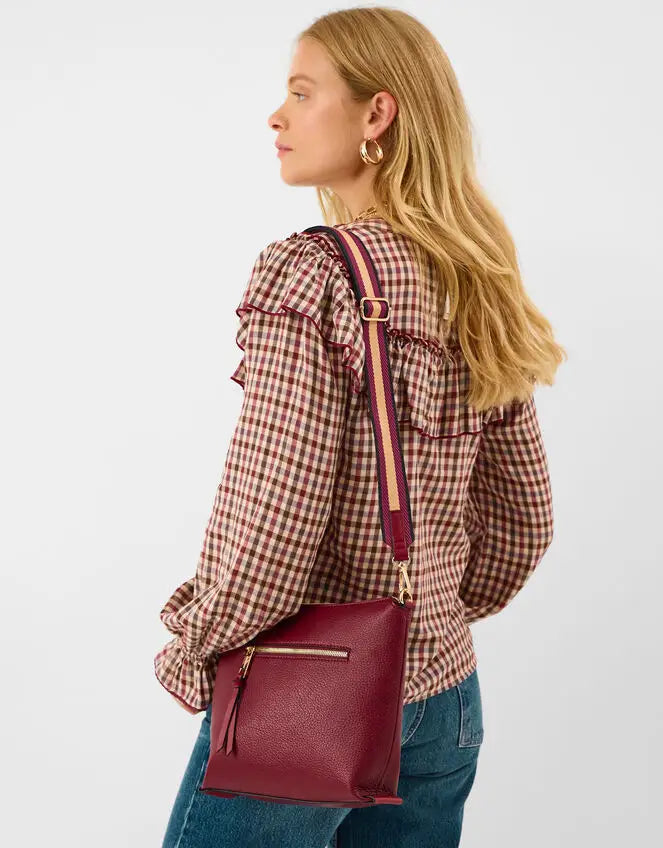 WEBBING MESSENGER CROSSBODY BAG