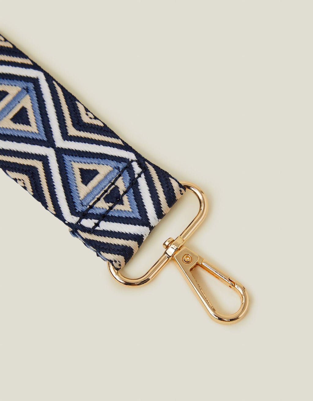 Geometric Webbing Bag Strap