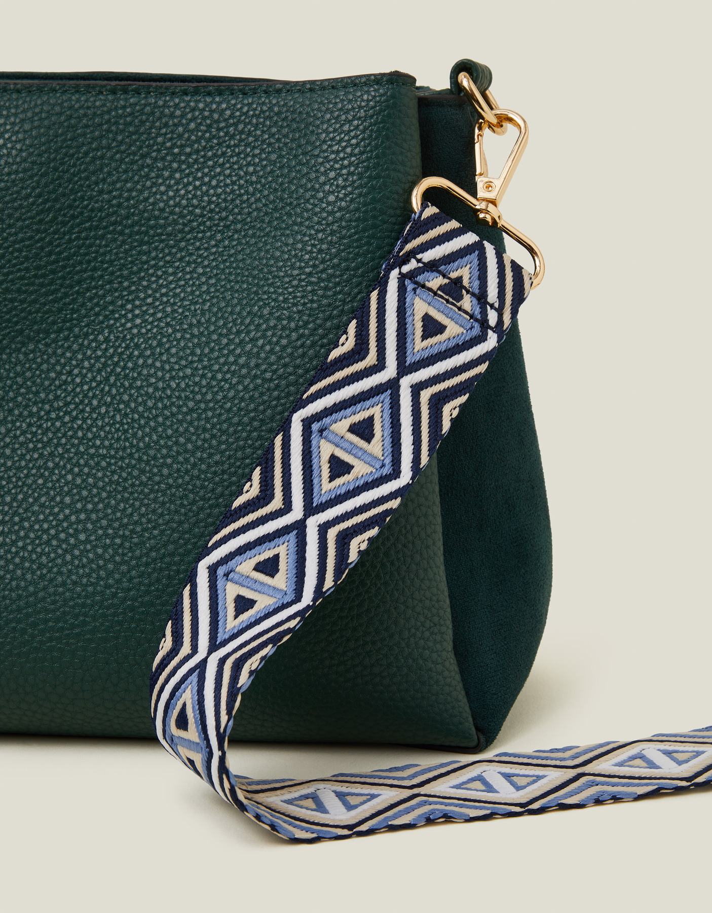 Geometric Webbing Bag Strap