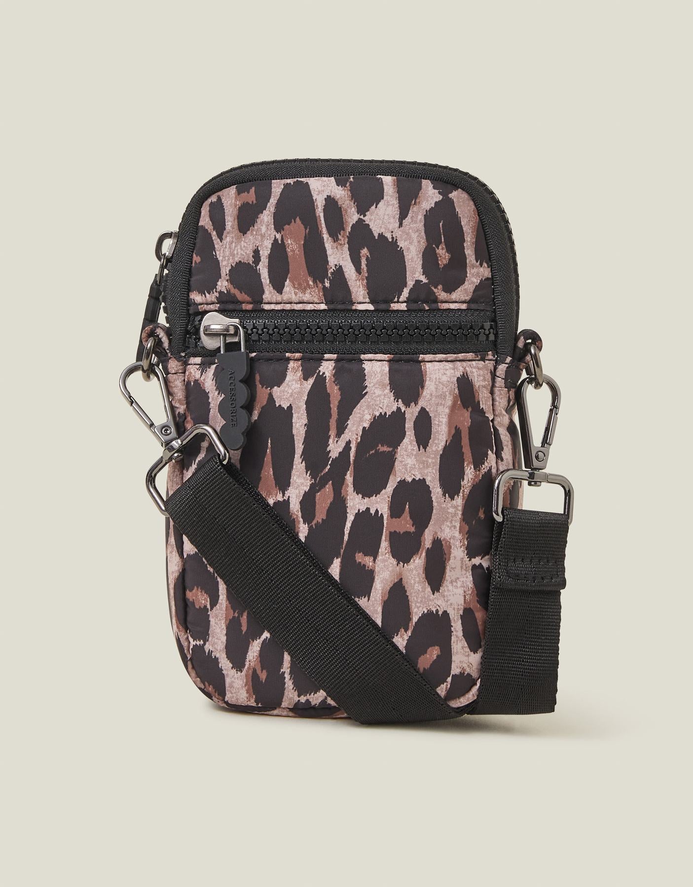Leopard Print Phone Bag