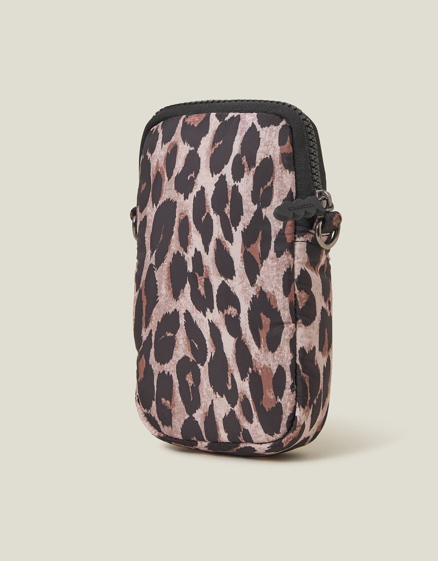 Leopard Print Phone Bag