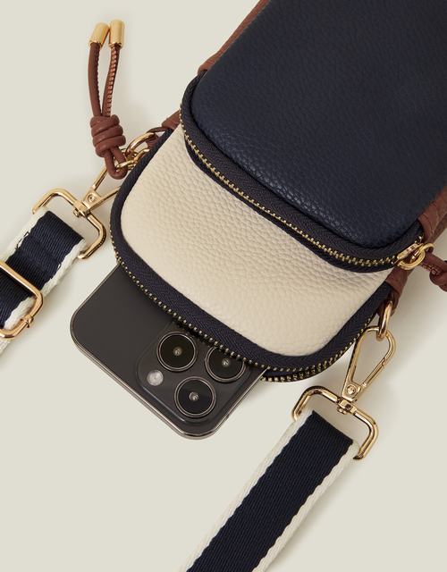Webbing Strap Zip Phone Bag