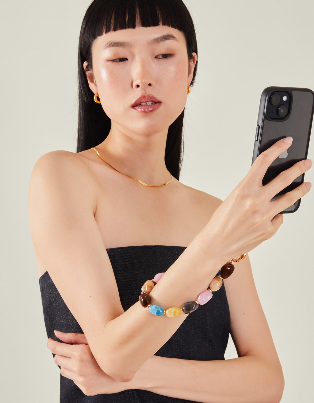 Beaded Phone Wrist Strap