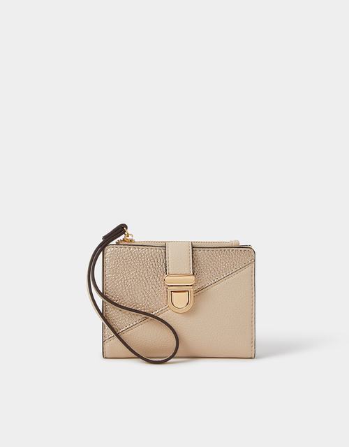Wrist Strap Push Lock Purse