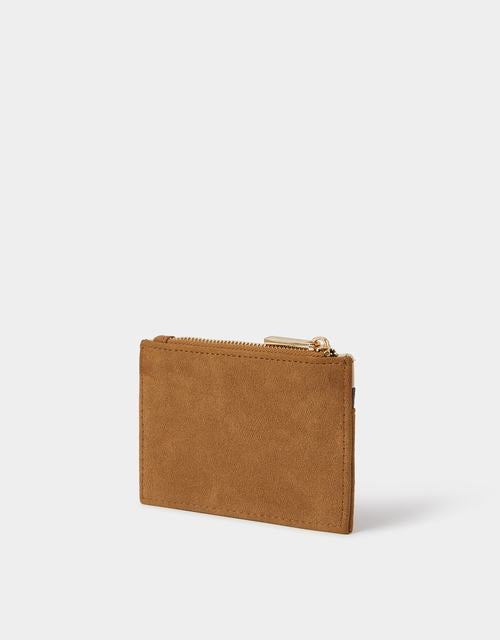 Suedette Card Holder