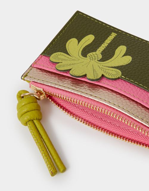 Colourblock Palm Card Holder