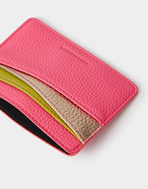 Curved Colour Block Card Holder