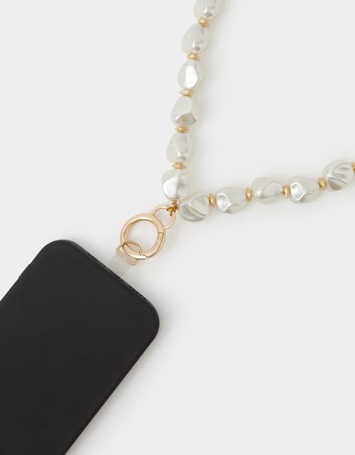Large Pearl Phone Strap