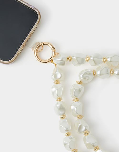 Large Pearl Phone Strap