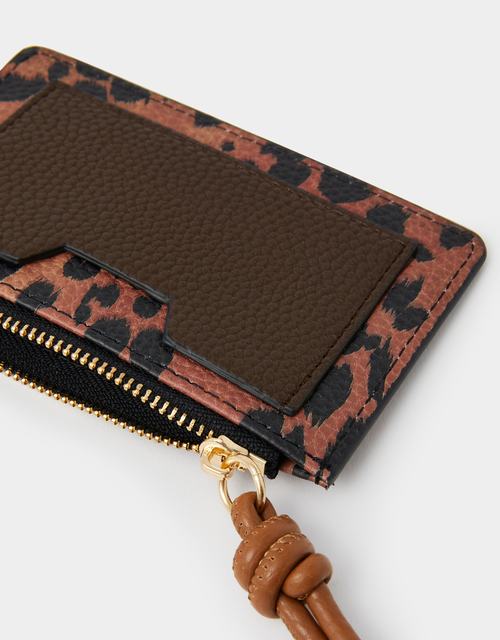 Leopard Print Card Holder