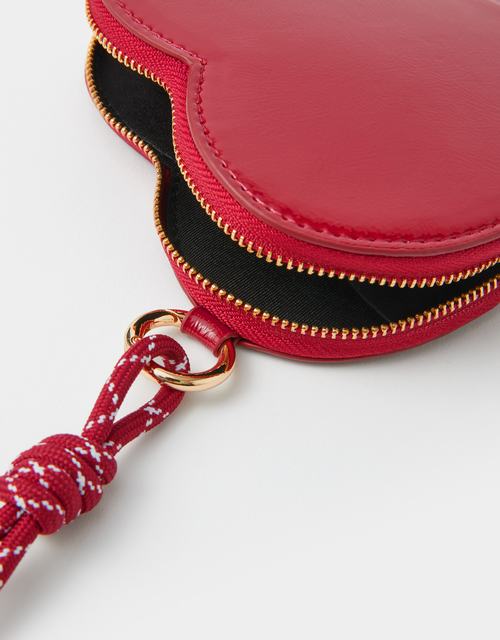 Patent Heart Purse Blue