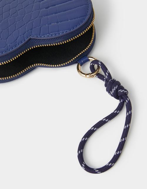 Patent Heart Purse Blue