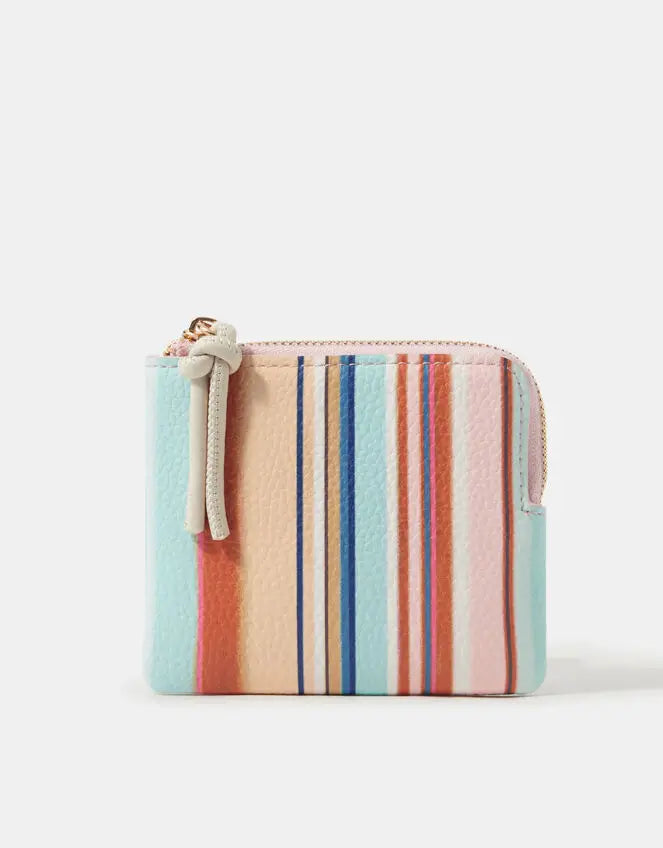 STRIPE COIN PURSE - BRIGHTS MULTI
