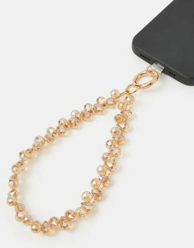 SPARKLE BEAD WRIST STRAP