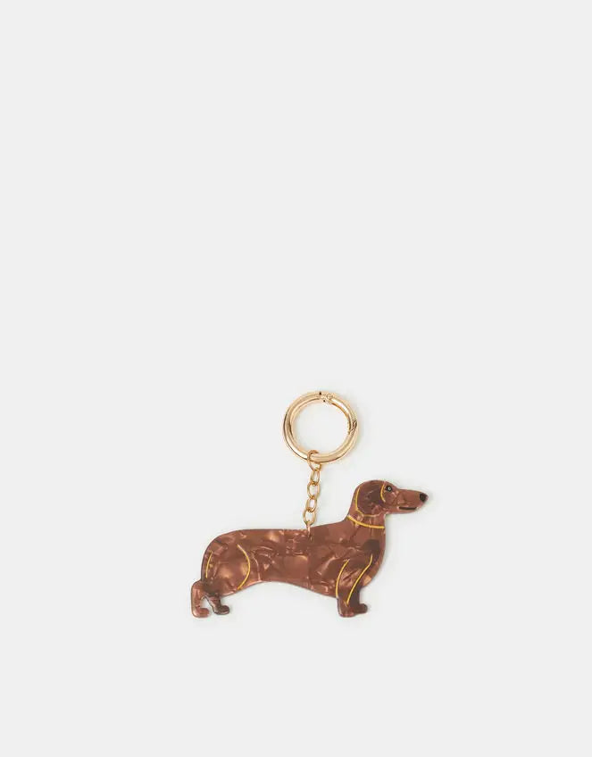 SAUSAGE DOG RESIN BAG CHARM