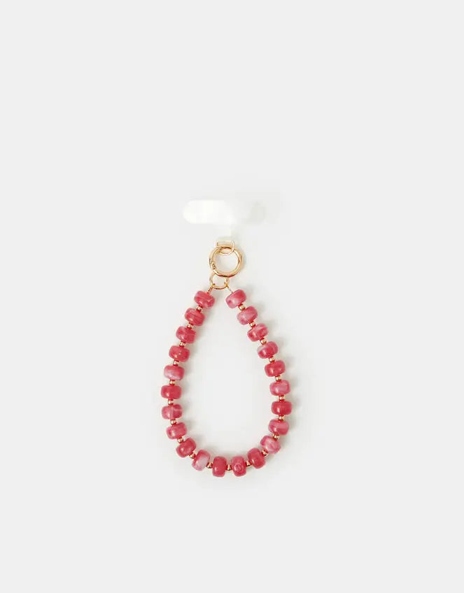 MARBLE BEAD WRIST PHONE STRAP