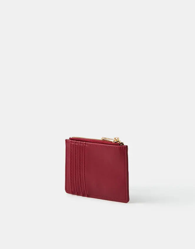 BEADED CHERRY CARD HOLDER