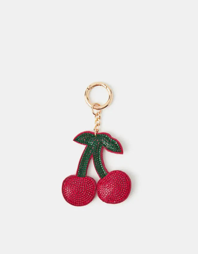 SPARKLE CHERRY BAG CHARM