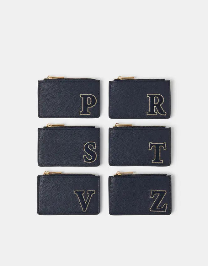 INITIAL CARD HOLDER - NAVY