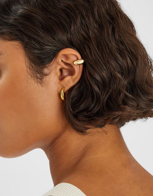 14ct Gold-Plated Lever Ear Cuff