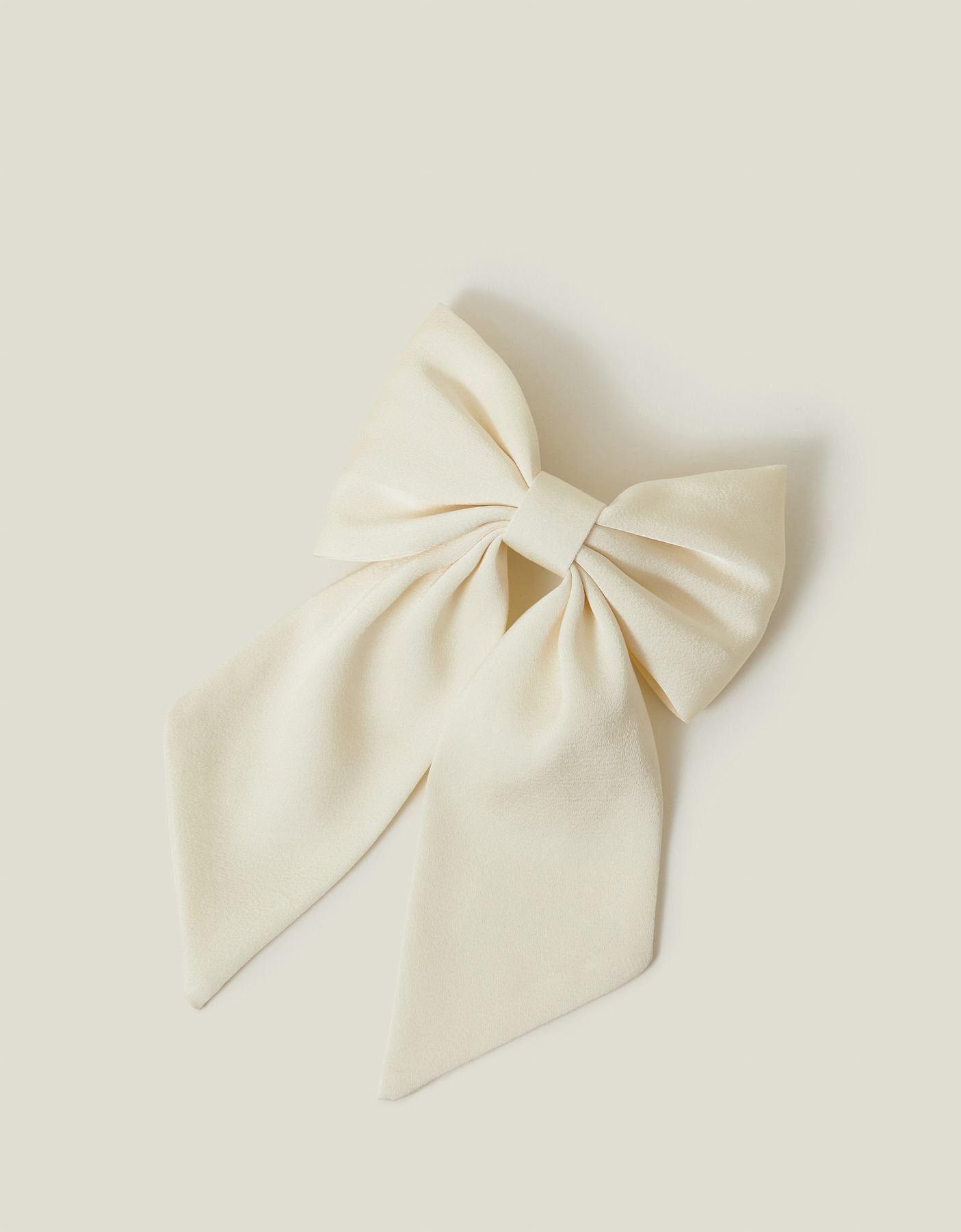 Satin Bow Hair Clip