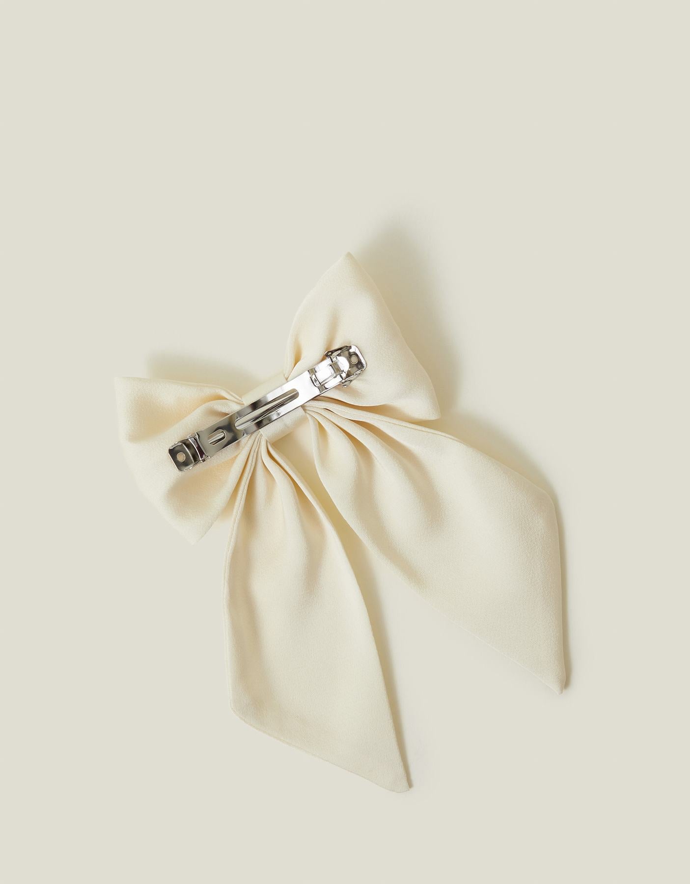 Satin Bow Hair Clip