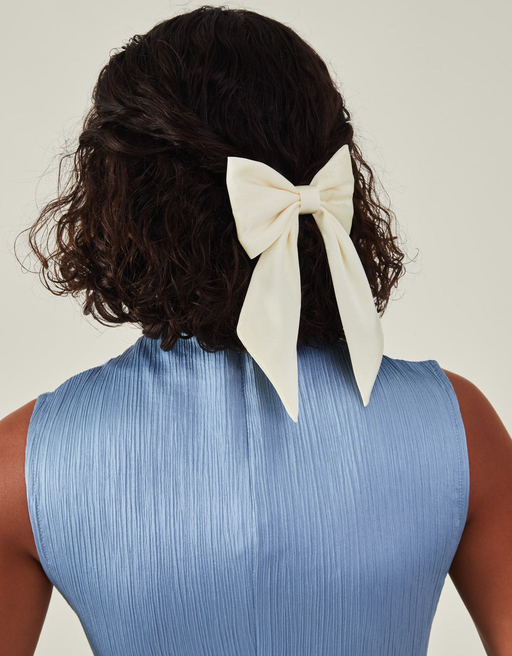 Satin Bow Hair Clip