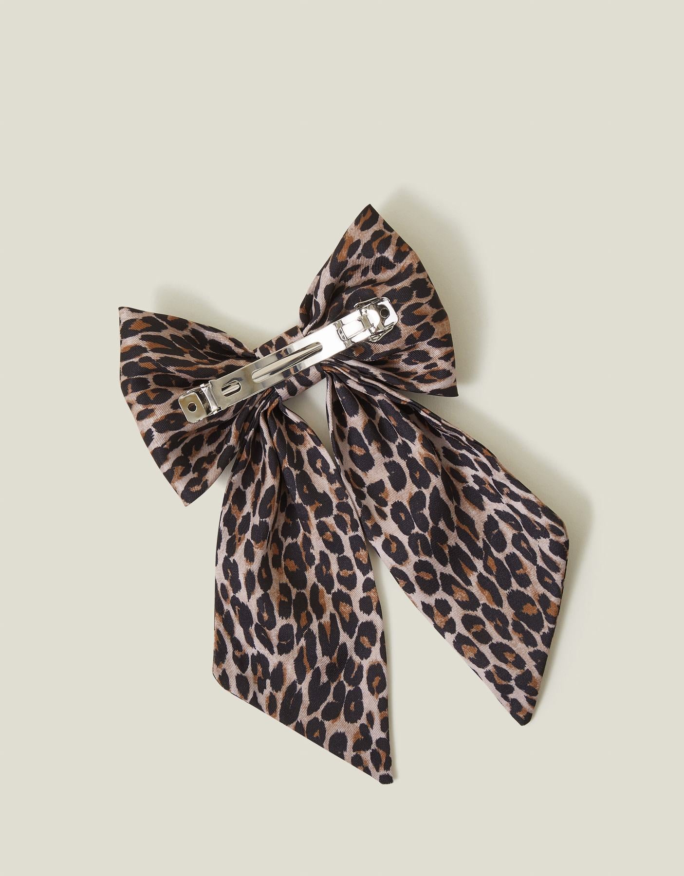 Leopard Hair Bow