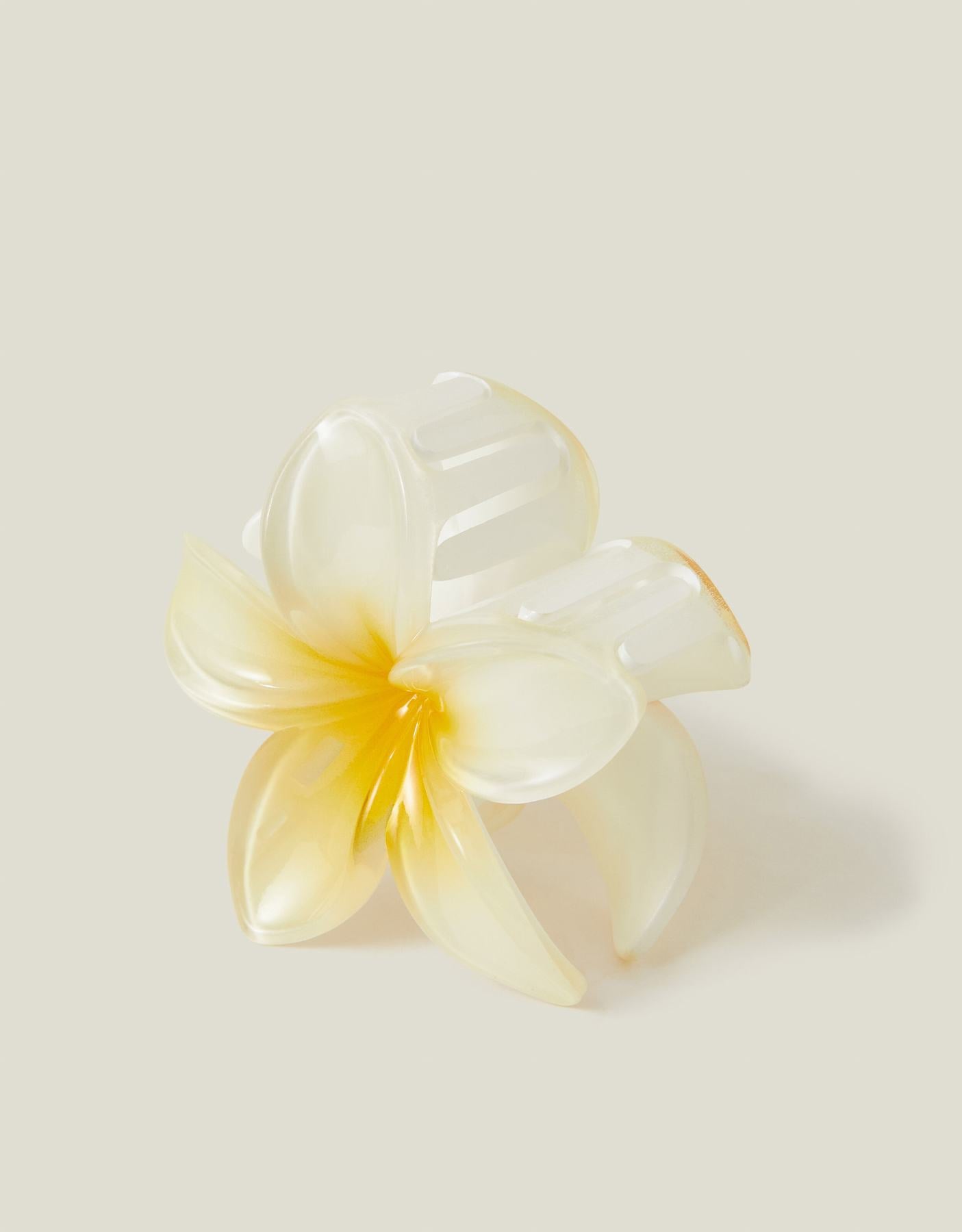 YELLOW FLOWER CLAW CLIP