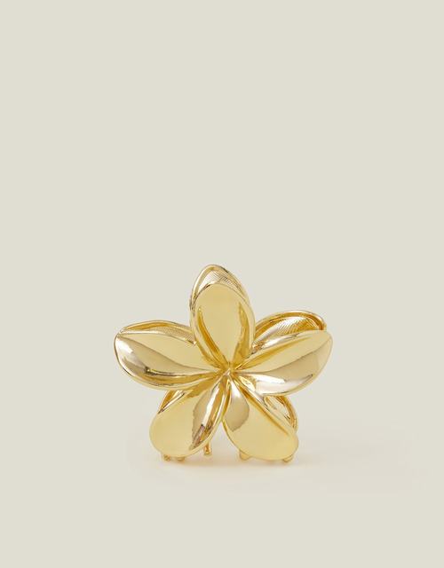 Tropical Flower Metal Claw Clip