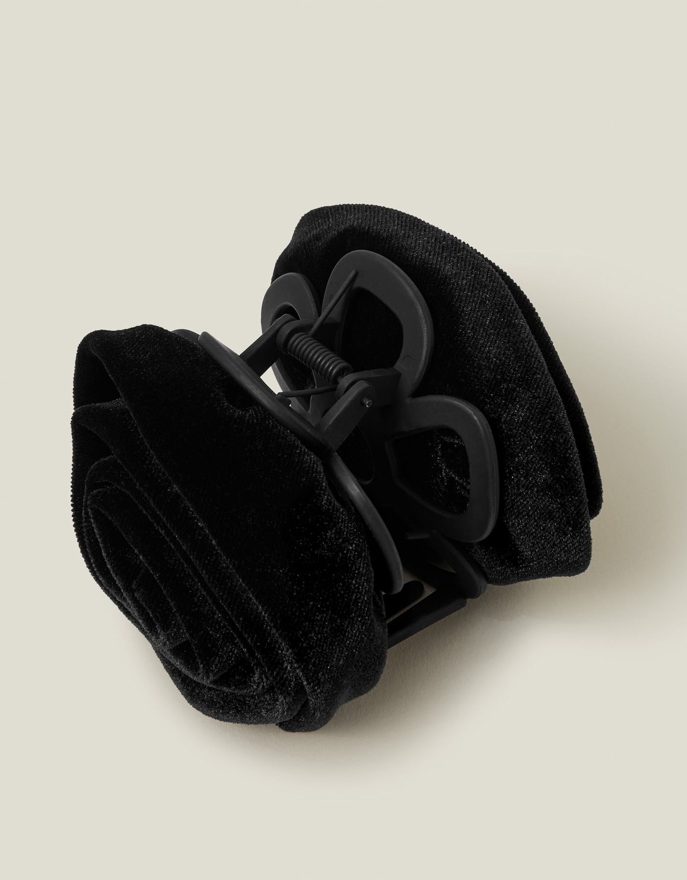 Velvet Corsage Claw Clip