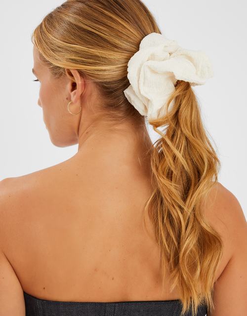 Oversized Texture Hair Scrunchie