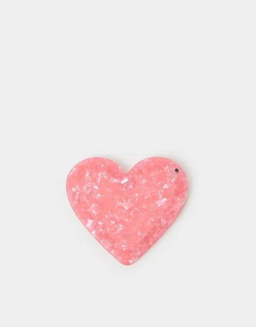 Resin Heart Compact Mirror