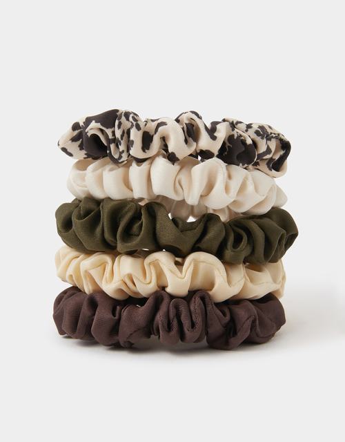 5-Pack Mix Skinny Hair Scrunchies