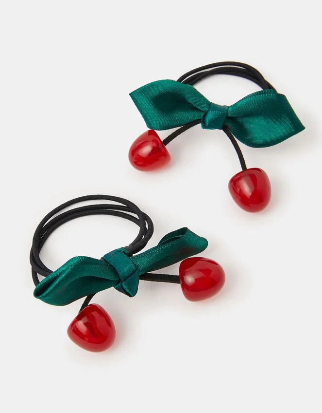 2-Pack Cherry Hair Bands