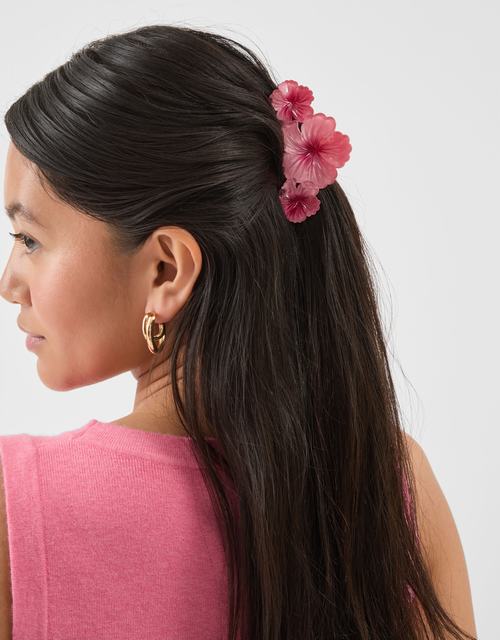 Hibiscus Flower Claw Clip