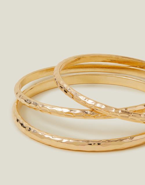 3-Pack Textured Bangles