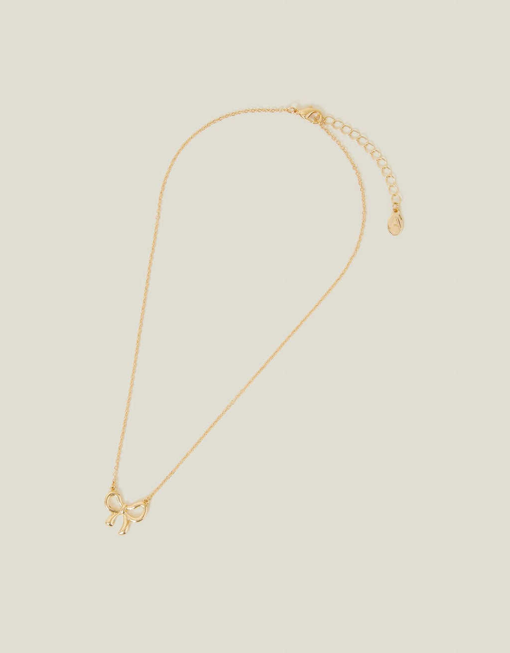 Bow Pendant Necklace
