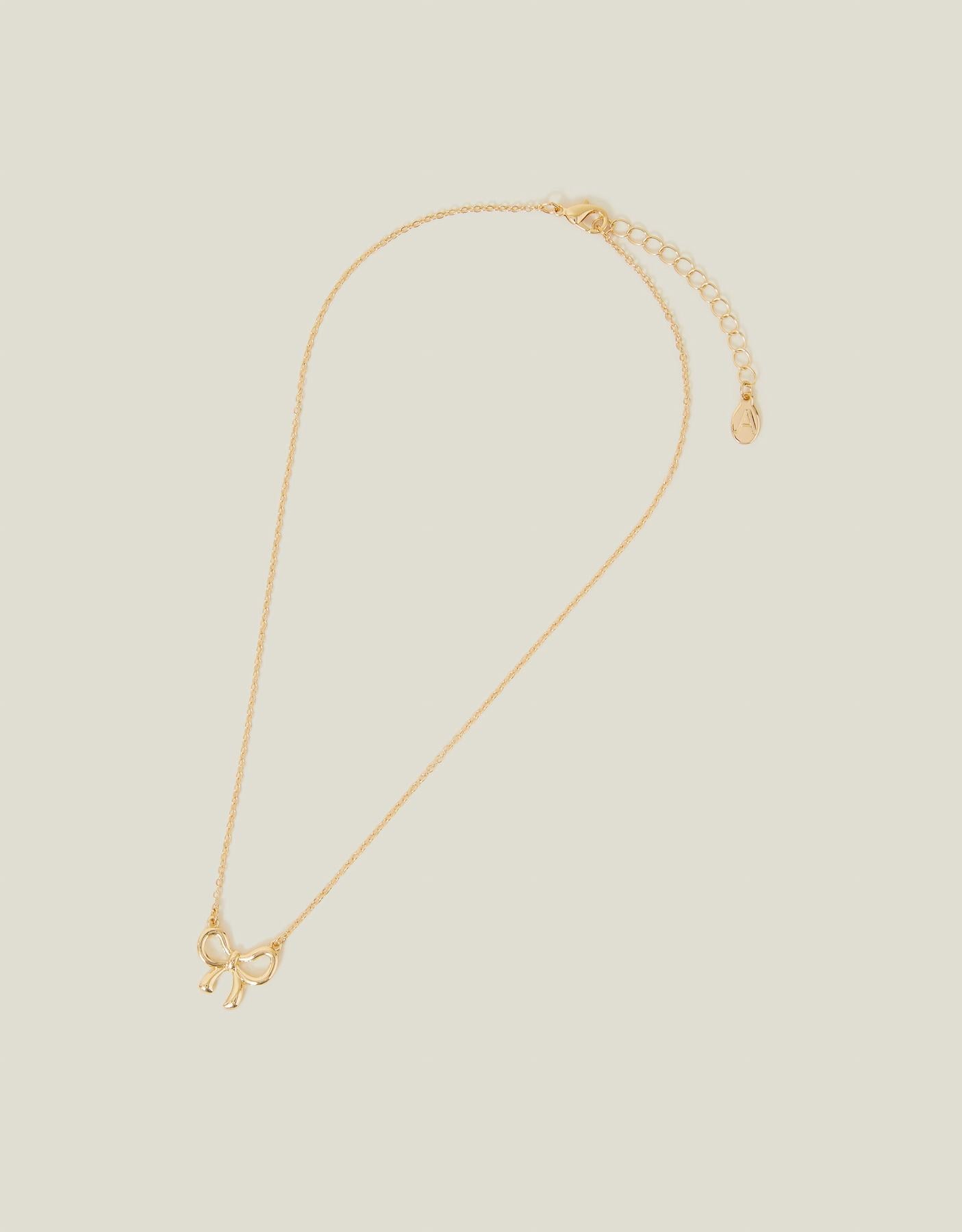 Bow Pendant Necklace