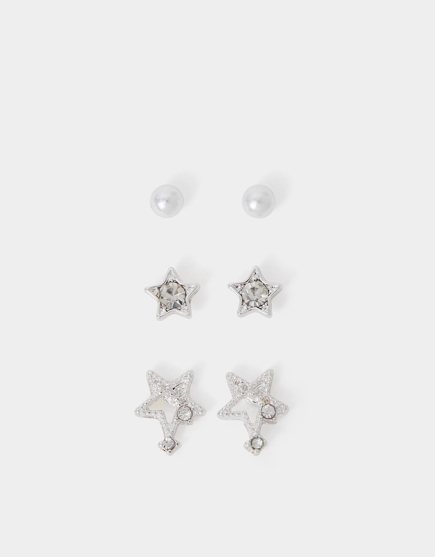3 X SHOOTING STAR STUDS