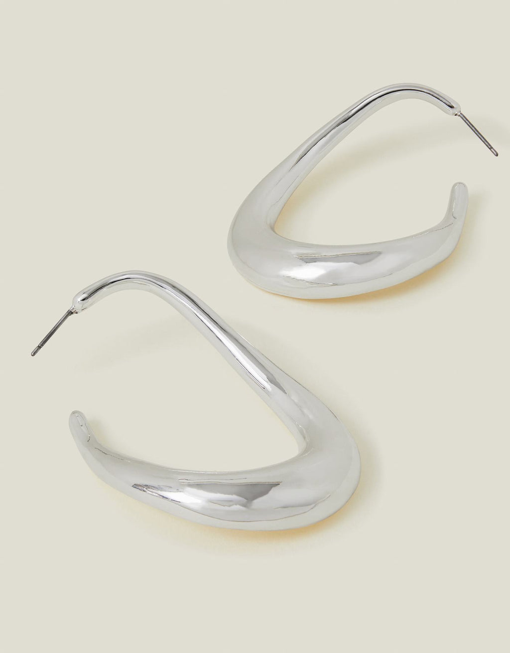 Chunky Hoop Drop Earrings