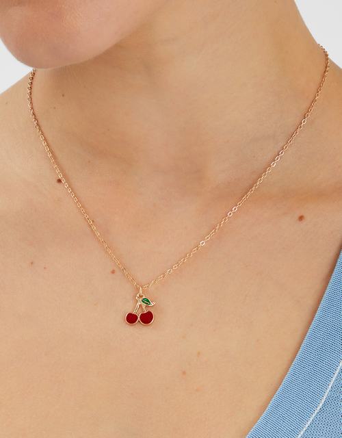 Cherry Pendant Necklace