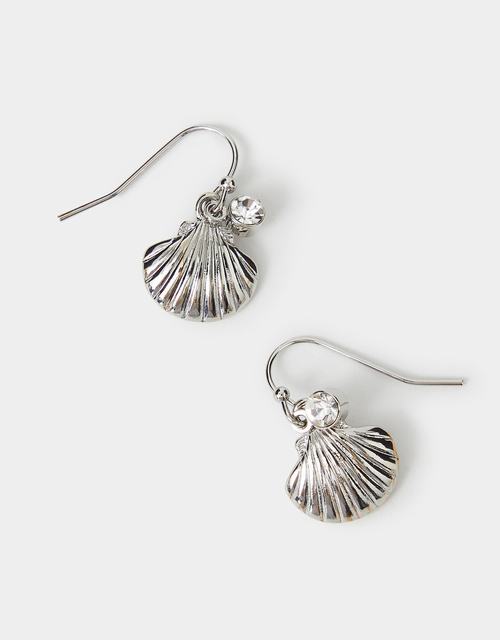 Seashell Charm Earrings