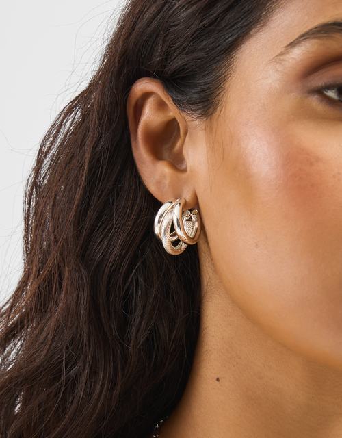 Triple Hoop Earrings